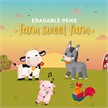 Legami - Set mit 4 löschbaren Gelstiften „Farm Sweet Farm“ - Erasable Pen Set | Bild 2
