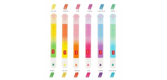 Legami Set mit 6 pastellfarbenen Doppelspitzen-Markern