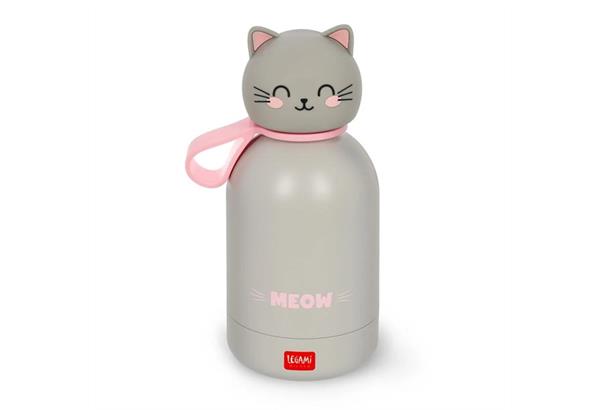 Legami - Thermosflasche für Kinder - Hot&Cold BFF - Kitty