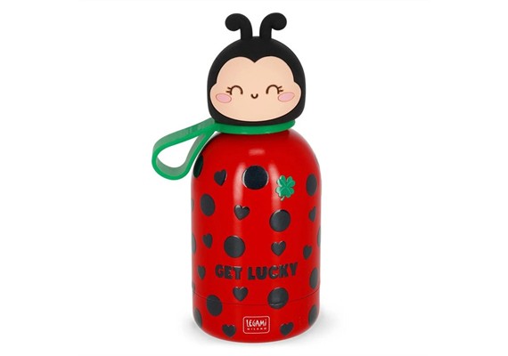 Legami - Thermosflasche für Kinder - Ladybug - Hot&Cold BFF