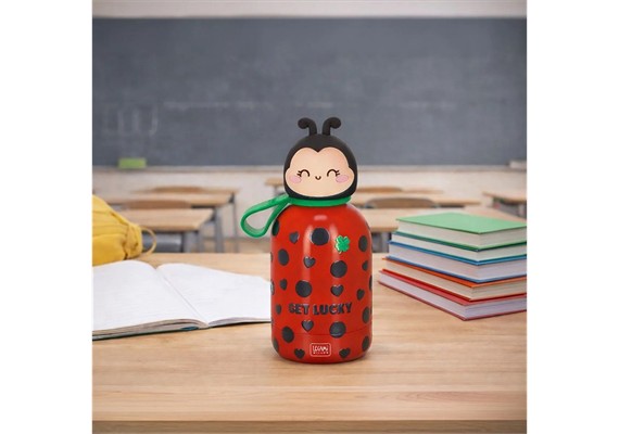 Legami - Thermosflasche für Kinder - Ladybug - Hot&Cold BFF