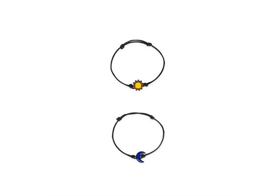 Legami VBRA0003 Set aus 2 Armbändern - Sun & Moon