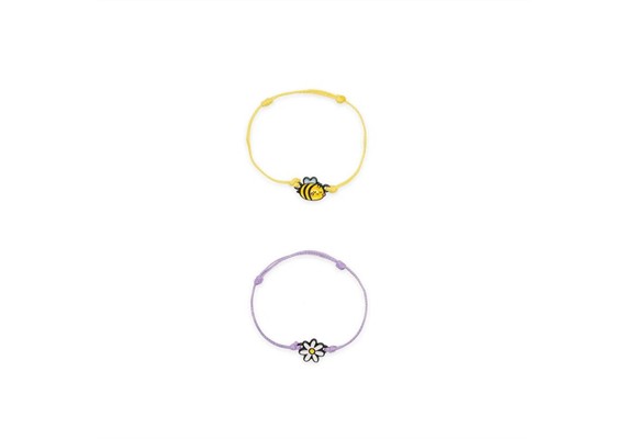 Legami VBRA0004 Set aus 2 Armbändern - Bee