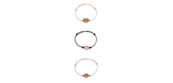 Legami VBRA0005 Set aus 3 Armbändern - Teddy Bear