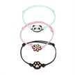 Legami VBRA0007 Set aus 3 Armbändern - Panda | Bild 2