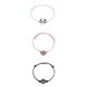 Legami VBRA0007 Set aus 3 Armbändern - Panda