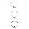 Legami VBRA0007 Set aus 3 Armbändern - Panda