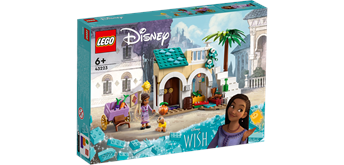 LEGO® 43223 Disney Wish - Asha in der Stadt Rosas