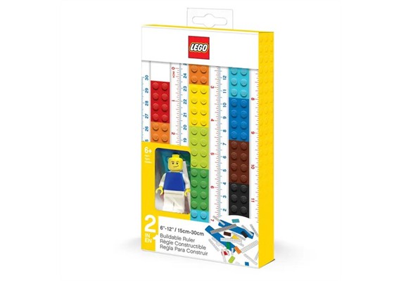 LEGO® 52558 Lineal zum Selberbauen mit Legofigur 9.8 x 2.3 x 18.3 cm