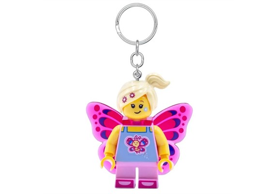 LEGO® 52837 Iconic Keychain Light - Butterfly Girl Schlüsselanhänger mit Taschenlampe