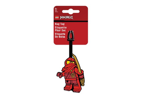 LEGO® 53342 Ninjago Kai Gepäckanhänger aus Silikon 9 cm mit Hangtag