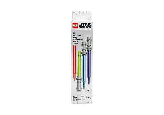LEGO® 53424 Star Wars Lichtschwert - Gelstift Set - 4 Stück
