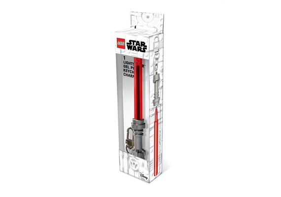 LEGO® 53509 STAR WARS™ Lichtschwert als Gelstift mit Clip - Rot