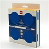 LEGO® 53562 verschliessbares Notizbuch mit Gelstift blau