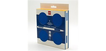 LEGO® 53562 verschliessbares Notizbuch mit Gelstift blau