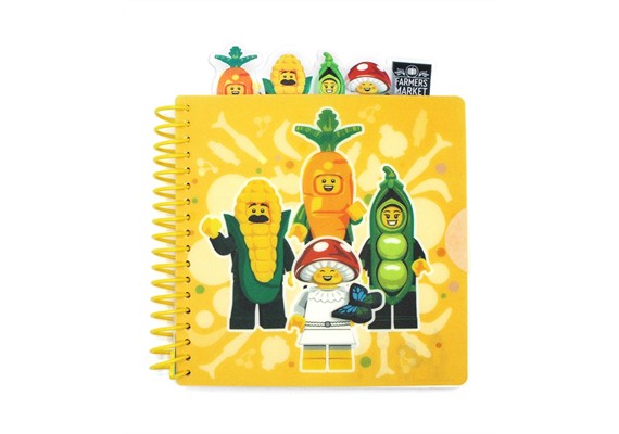LEGO® 53596 Minifiguren Tab-Notizbuch Bauernmarkt