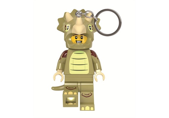 LEGO® 53636 Minifigurines™ Triceratops Kostüm-Fan Schlüsselanhänger mit Taschenlampe