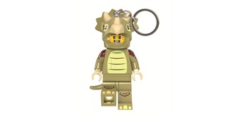 LEGO® 53636 Minifigurines™ Triceratops Kostüm-Fan Schlüsselanhänger mit Taschenlampe