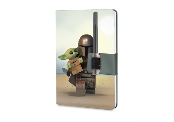 LEGO® 53688 STAR WARS™ THE MANDALORIAN™ Notizbuch & DARKSABER™ Gelstift