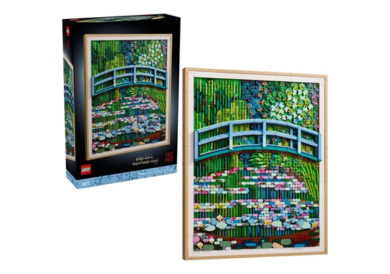 LEGO® Art 31220 Claude Monet – Brücke über einen Seerosenteich