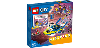 LEGO® City 60355 Detektivmissionen der Wasserpolizei