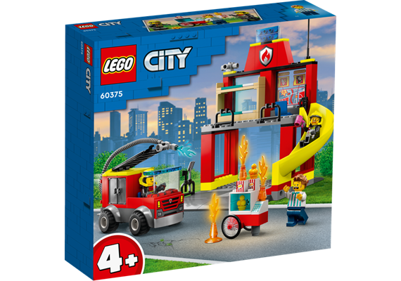 LEGO® City 60375 Feuerwehrstation und Löschauto