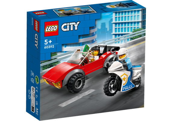 LEGO® City 60392 Verfolgungsjagd mit dem Polizeimotorrad