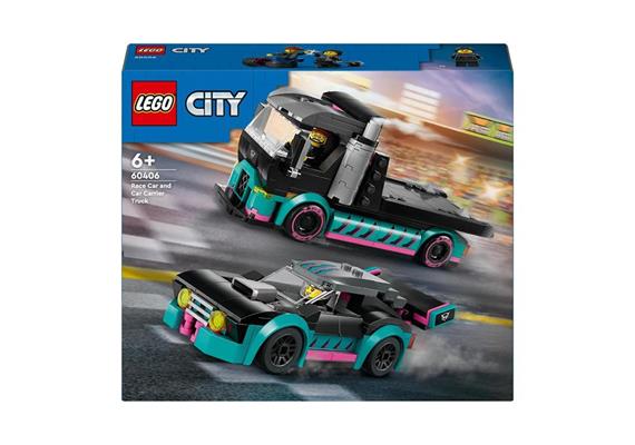 LEGO® City 60406 Autotransporter mit Rennwagen