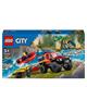 LEGO® City 60412 Feuerwehrgeländewagen mit Rettungsboot