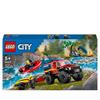 LEGO® City 60412 Feuerwehrgeländewagen mit Rettungsboot