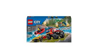 LEGO® City 60412 Feuerwehrgeländewagen mit Rettungsboot