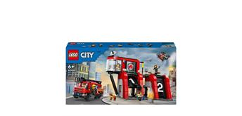 LEGO® City 60414 Feuerwehrstation mit Drehleiterfahrzeug