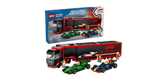LEGO® City 60445 F1 Transporter mit RB20 & AMR24 F1 Rennautos