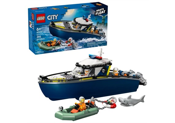 LEGO® City 60456 Verfolgungsjagd im Polizeiboot