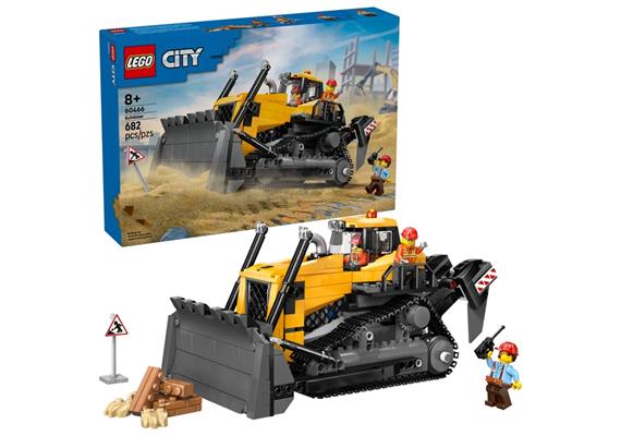 LEGO® City 60466 Gelber Bulldozer