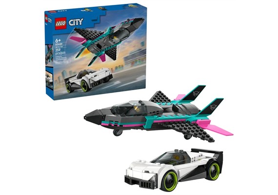 LEGO® City 60489 Düsenflieger vs. Rennauto