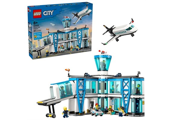LEGO® City 60502 Flughafen mit Flugzeug