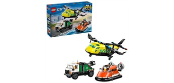 LEGO® City 60505 Kombinationsset mit Flugzeug, Wartungsfahrzeug und Luftkissenboot