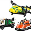 LEGO® City 60505 Kombinationsset mit Flugzeug, Wartungsfahrzeug und Luftkissenboot | Bild 2