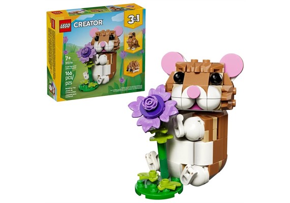 LEGO® Creator 31376 Niedlicher Hamster mit Blume