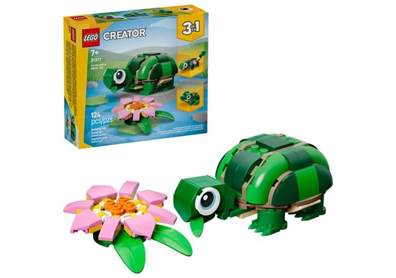 LEGO® Creator 31377 Schildkröte mit Seerose
