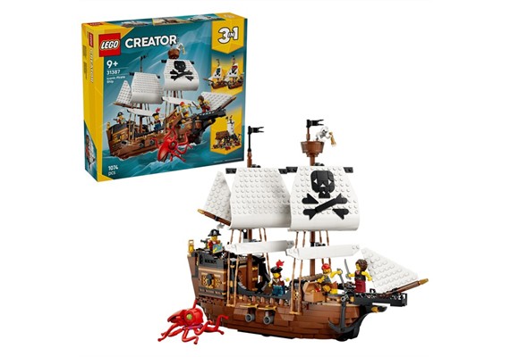 LEGO® Creator 31387 Legendäres Piratenschiff