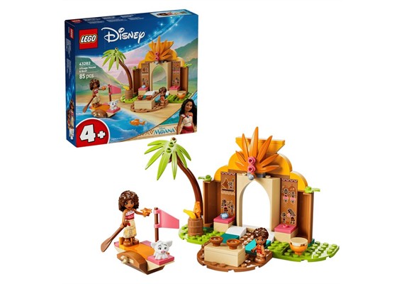 LEGO® Disney 43282 Vaianas Hütte und Boot