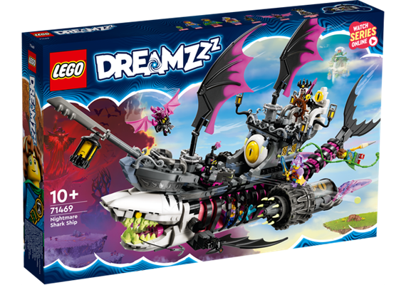 LEGO® DreamZzz 71469 Albtraum-Haischiff