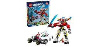 LEGO® DREAMZzz 71497 Coopers Tiger-Mech und Zeros Hot Rod Auto