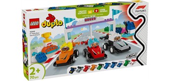 LEGO® DUPLO 10445 F1 Team Rennautos mit Rennfahrern