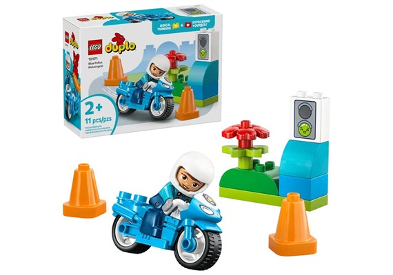 LEGO® Duplo 10471 Blaues Polizeimotorrad