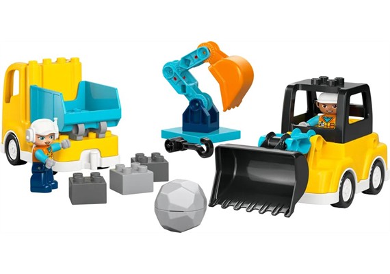 LEGO® Duplo 10475 Baufahrzeuge - 3-in-1-Set