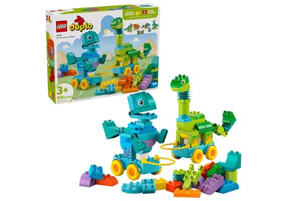 LEGO® DUPLO® 10451 Dinos auf Rädern 3-in-1-Set