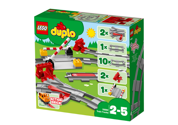 LEGO® Duplo® 10882 Eisenbahn Schienen